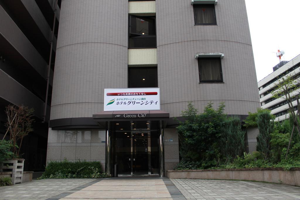 Hotel Green City Sendai Exteriör bild